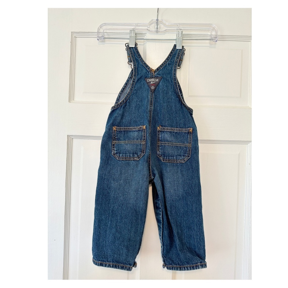 OshKosh B’gosh Classic Blue Denim Overalls - Picture 2 of 2